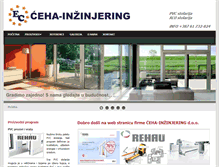 Tablet Screenshot of ceha-inzinjering.com